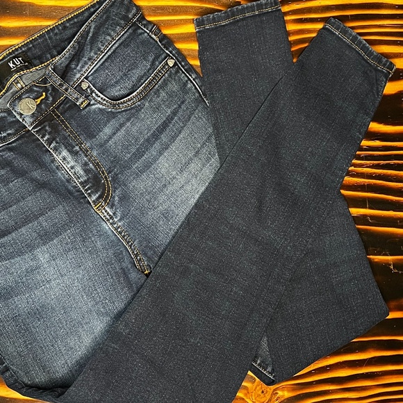 High Rise Ankle Skinny Jeans Dark 